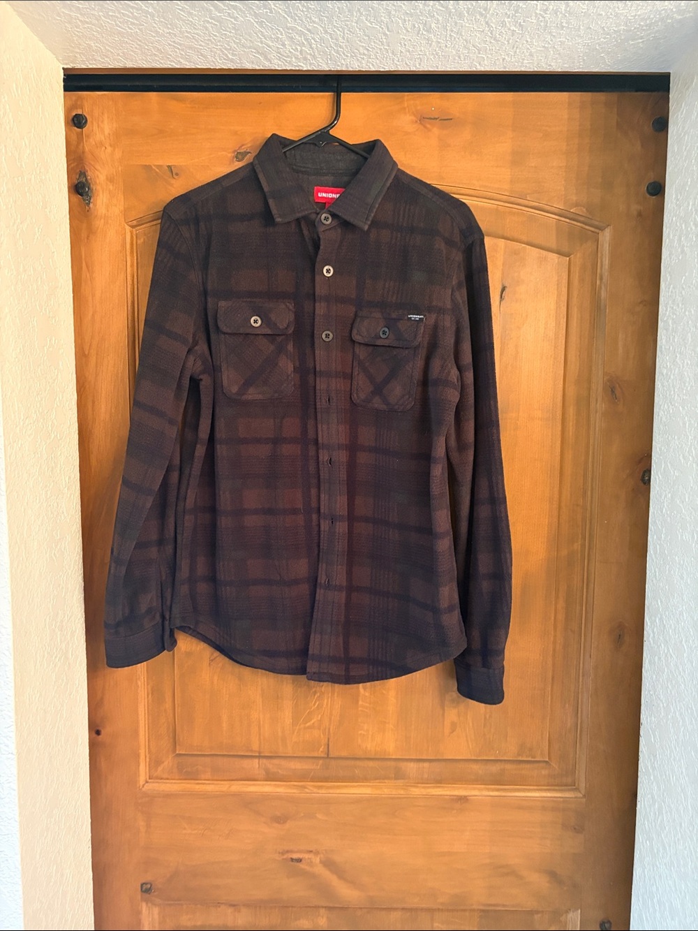 UNIONBAY Brown Plaid Lightweight Shirt Jacket